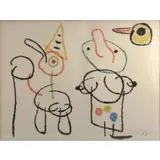 Joan Miro, Plate from Ubu aux baleares, Lithograph