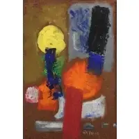William Freed, Abstract, Oil on board