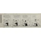 Chic Young, Blondie cartoon, Mixed media on paper