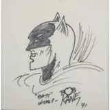 Bob Kane, Batman, Marker on paper