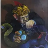 Jeramy Turner, Political Scene, Oil on canvas