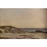 Alfred Ordway, Beach, Oil on canvas