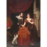 Ernst Adolph Meissner, Genre Scene, Oil on canvas