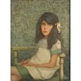 Elliot Torrey, Antoinette, Oil on canvas