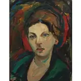 Louis Ritman, Portrait, Oil on canvas