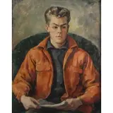 Maurice Grosser, Portrait of Albert Samuelson, Oil on canvas