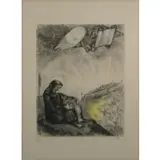 Marc Chagall, Prophecy over Jerusalem, Etching
