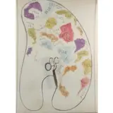 Four Palettes No. 3 by Jim Dine, Lithograph with scissors, sold Mar 2022