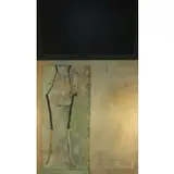 Jeff Adams, Impulse, 1989, Diptych of oil on canvas affixed to wood