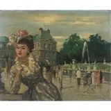 François Gérôme, Woman, Oil on canvas