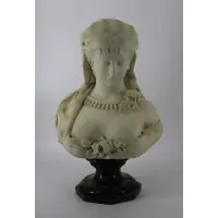 Pietro Bazzanti, P. Barzanti, Firenze, Marble Bust