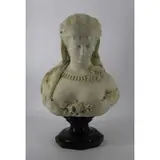 Pietro Bazzanti, P. Barzanti, Firenze, Marble Bust