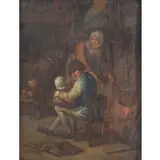 David Teniers, Tavern Scene, Oil on panel