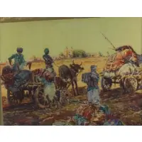 William Watts, Indian Scene, Watercolor