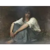 Alexandre Cabanel, Contemplation or The Italian Servant, Oil on canvas