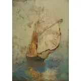 Ettore Caser, Old Ship, Oil on board
