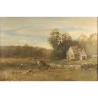 Joseph Jefferson, Peaceful Valley, 1894, Oil on canvas