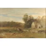 Joseph Jefferson, Peaceful Valley, 1894, Oil on canvas