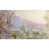 Wilfrid de Glehn, Landscape, Watercolor
