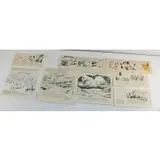 John Cullen Murphy, Untitled, Grouping of 7 pen and ink cartoons