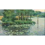 Donald Allen Mosher, Landscape, Oil on canvas