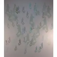 Paula Hoffman, All Cats Are Grey, 1967, Polymer on canvas