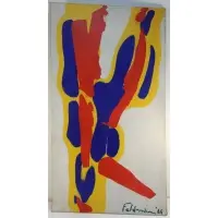 Walter Feldman, Abstract, Oil on canvas