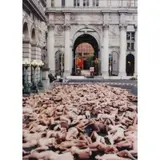 Spencer Tunick, Chambers Street, NYC 1, 1999, Chromogenic color print