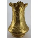 Untitled by Raoul François Larche, Gilt Bronze Art Nouveau Vase, sold Feb 2022