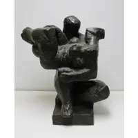 M. Hudecesk, Untitled, Bronze Abstract Sculpture