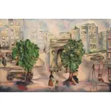 Ethel Koff, Untitled, Oil On Masonite