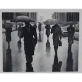 Arthur Werger, Cloudburst, Framed mezzotint signed lr rt