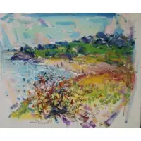At the shore Waterford CT by Aaron Berkman, sold Feb 2022