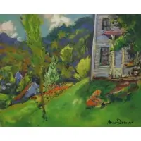 Aaron Berkman, Vermont, Oil on Canvas