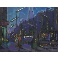 Aaron Berkman, Twilight, Oil on Canvas