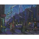 Aaron Berkman, Twilight, Oil on Canvas