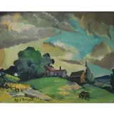 Aaron Berkman, Colchester, Oil on Canvas