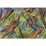 Aaron Berkman, Spring, Acrylic on Board
