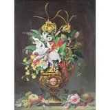 Fortunino Matania, Still Life, Oil on canvas signed lr rt and from a Scarsdale NY estate