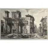 Piranesi, Veduta degli Auanzi del Foro di Nerua, Etching