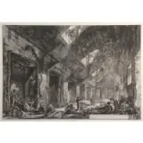 Piranesi, Veduta di un Eliocamino, Etching