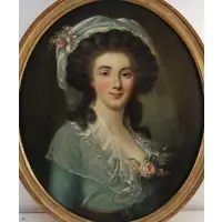 François-Hubert Drouais, Portrait, Oil on canvas