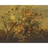 William Skilling, Floral Still Life, Oil on canvas