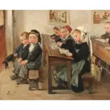 Henri Jules Jean Geoffroy, Les Petits Ecoliers, 1912, Oil on canvas