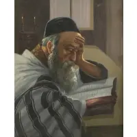 Konstantin Szewczenko, Rabbi, Oil on canvas