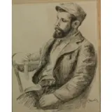 Louis Valtat by Pierre-Auguste Renoir, Lithograph, sold Jan 2022