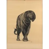 Paul Jouve, Jaguar, Print