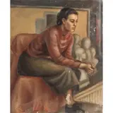Paul Meltsner, Portrait of a Lady, Oil on canvas