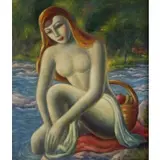 Paul Meltsner, Nude, Oil on canvas