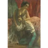 Lilian Cotton, Consolation, Oil on canvas